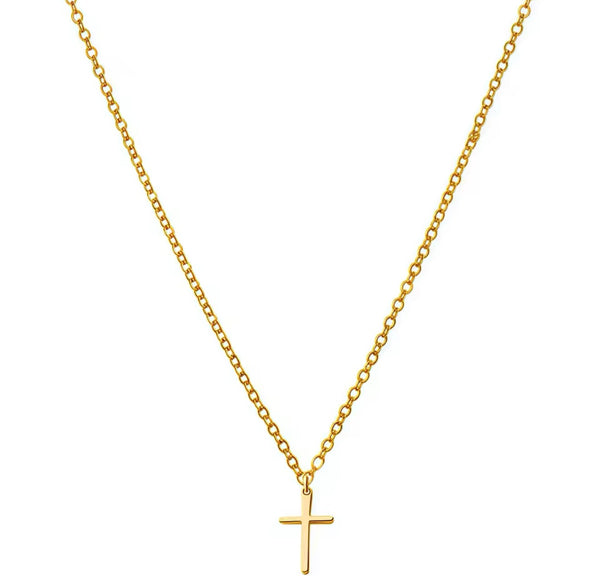 Cross Necklace - Gold